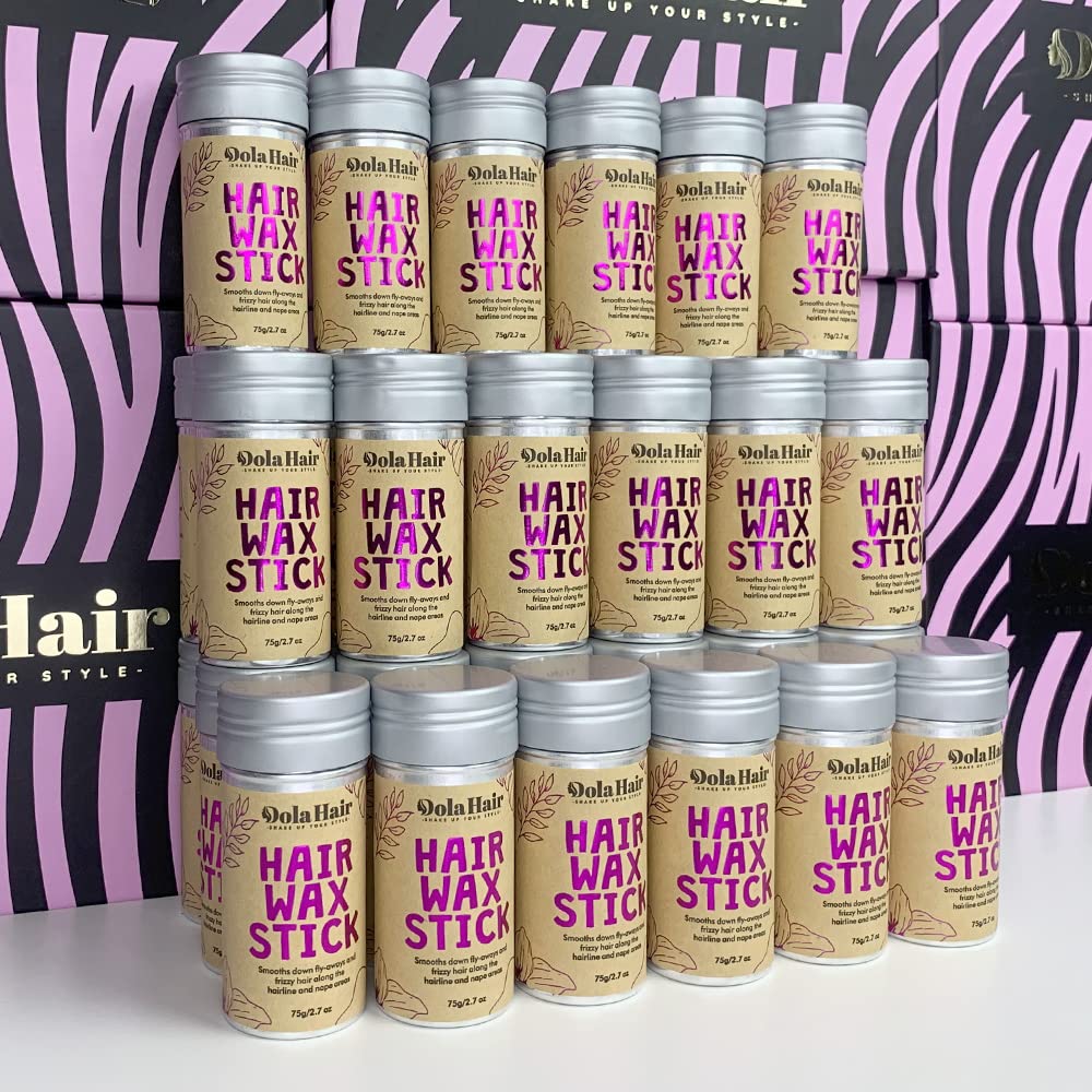 Dolahair Hair Wax Stick - Flyaway Control and Styling Pomade for Kids, Women, and Men - Hair Bun Maker and Accessorie (1 Pack of Wax)